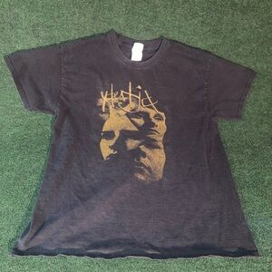 Y2K Gildan Yob Band T Shirt Men's Size Large Black And Gold